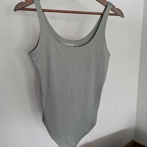 Abercrombie & Fitch Women's Green and Khaki Bodysuit